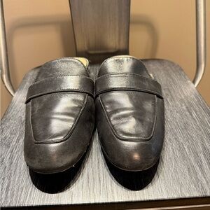 Stuart Weitzman Black Leather Loafers